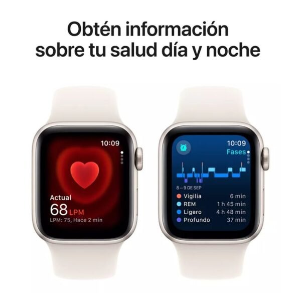 Apple Watch SE 2nd Gen GPS 44mm - Starlight Aluminum Case - Imagen 4